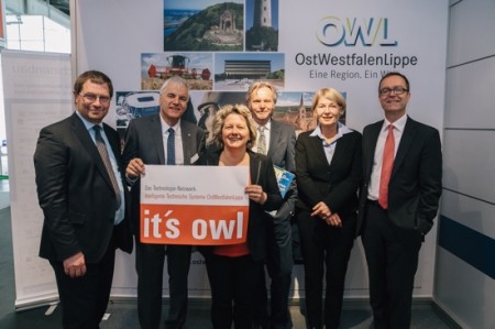 OWL Gemeinschaftsstand Ministerin Schulze