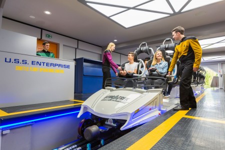  Station der neuen Achterbahn "Star Trek Operation Enterprise“ Foto: © Movie Park Germany