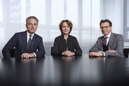 Der Vorstand der Ahlers AG (v.l.n.r.): Götz Borchert, Dr. Stella A. Ahlers, Dr. Karsten Kölsch Fotos: Ahlers AG