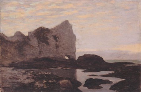 Claude Monet, Étretat, 1864, Gemälde Copyright: © Collection Peindre en Normandie, Caen