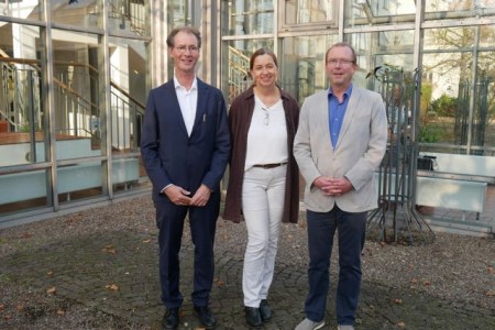 Gemeinsam für eine gute Lymphtherapie: Dr. Jan Hinnerk Stange, Dr. Gabriele Sbrisny und Dr. Dirk Pahlow