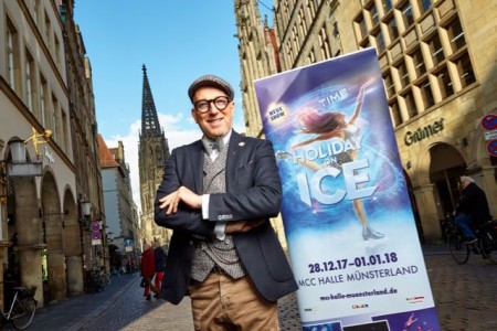 Der Düsseldorfer Thomas Rath ist ein echter Münster-Fan und freut sich schon darauf, wenn die HOLIDAY ON ICE Show TIME zwischen Weihnachten und Neujahr im MCC Halle Münsterland gastiert.