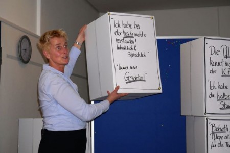 Barbara Messer überzeugte mit ihrem Impulsvortrag über gelingende Teamarbeit.