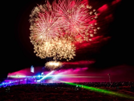 Zingst startet mit dem „Lichtertanz der Elemente“ effektvoll in eine neue Saison!. Foto:©Arleta Lach