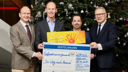 Bertelsmann unterstützt auch in diesem Jahr wieder schwerstkranke Kinder in der Region.
