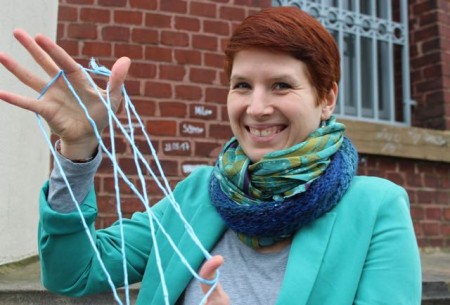 Miteinander sprechen, vermitteln und vernetzen: Inga Michaelis ist in Gütersloh als Streetworkerin in Sachen Kultur unterwegs.