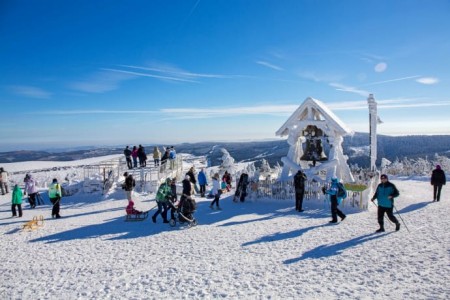 Gipfel des Fichtelberges (Foto:Tourismusverband Erzgebirge e.V./Bernd März)