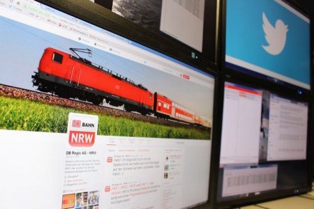 Arbeitsplatz der Streckenagenten in Duisburg Foto: Deutsche Bahn