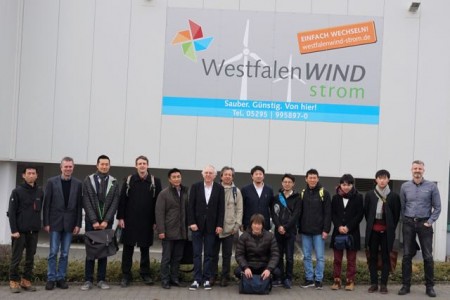 Japanische Delegation zu Gast in Paderborn – Informationen über Sektorenkopplung gefragt.Foto: WestfalenWIND GmbH