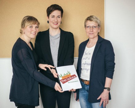 v.l.n.r: Alina Klöcking, Lisa Husemöller, Gudula Ebeling. © Paulines Töchter e.V.