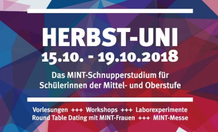 Plakat der Herbst-Uni 2018