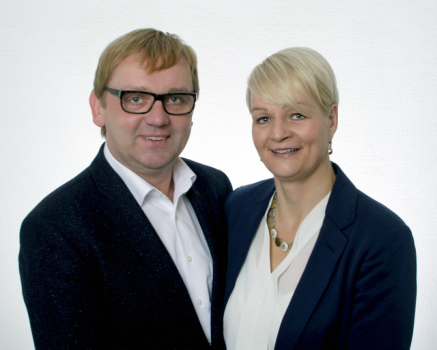 Referieren beim nächsten Unternehmens.Kreis.GT: Heinrich Wasemann und Kirsten Sudholt-Wasemann von der Sudholt-Wasemann GmbH