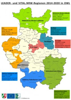 LEADER-Regionen_und_VITAL.NRW-Regionen_in_OWL.mxd