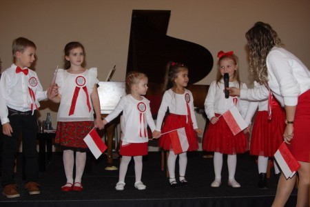 Kindergruppe, deutsch-polnische Freundschaft