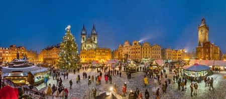 Weihnachtsmarkt in Prag. Foto: CzechTourism/Libor Svacek 