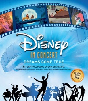 Die berühmtesten Filmszenen mit den besten Disney-Songs aus achtzig Jahren Filmgeschichte: Die erfolgreiche „Disney In Concert“-Reihe gastiert erstmals auch in HalleWestfalen und präsentiert ihr neues Showprogramm „Dreams Come True“ am 14. März 2020 im GERRY WEBER STADION. 