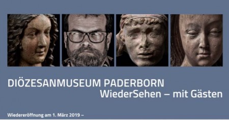 Banner zur Wiedereröffnung; ©Diözesanmuseum Paderborn