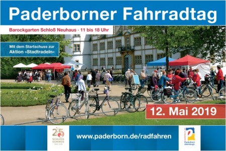 Plakat für den Paderborner Fahrradtag 2019 