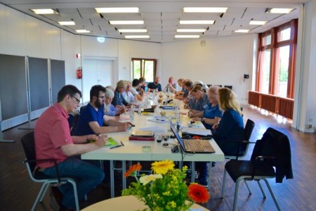 : Lebhafte Diskussion und intensiver Austausch beim Runden Tisch der Kultur.