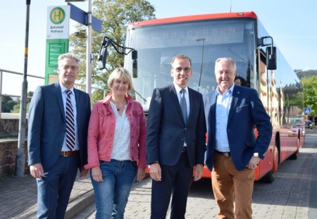 Stefan Fellmann, Claudia Pelz-Weskamp, BM Alexander Fischer, Jürgen Knabe, Foto: Stadt Höxter