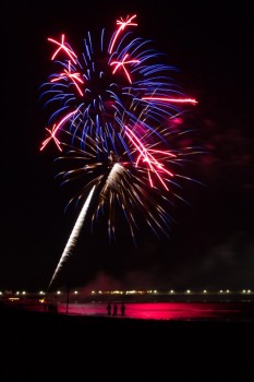 Feuerwerk am Nationalfeiertag Tag der Deutschen Einheit, Foto: Andreas Dumke