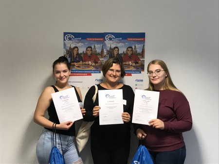 Platz 1 Isabel Andris und Denise Königs, Foto: © Deutsch-Russisches Forum e.V.