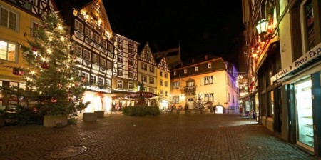 Weihnachtlicher Marktplatz in Cochem, Foto: Stadt Cochem
