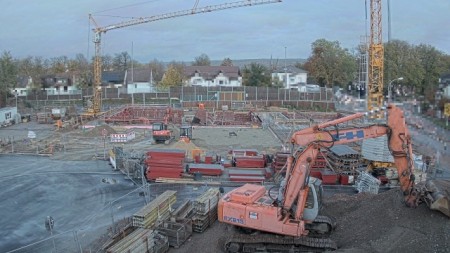 Bis zur geplanten Fertigstellung Ende 2020 kann man nun zusehen, wie Höxters neues Hallenbad entsteht. Foto: Stadt Höxter
