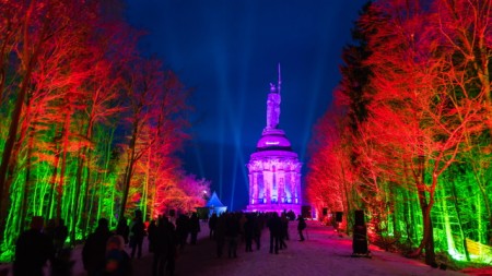 Impression von „Hermann leuchtet“ (Foto: LightArt).