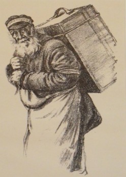 Hermann Struck, Gepäckträger (Copyright: Helmut Zimmermann/Jüdisches Museum Westfalen)