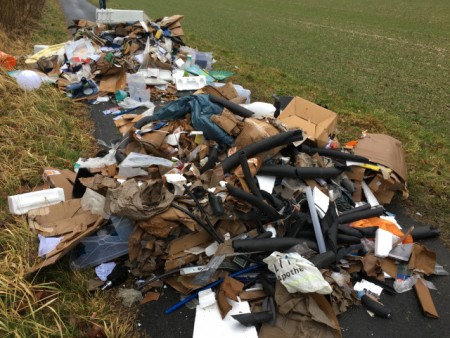 Illegale Müllentsorgung in Barntrup, Foto: Stadt Barntrup