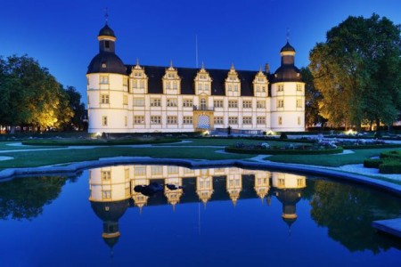 Das Schloss in Paderborns Stadtteil Schloß Neuhaus.Foto: © Falko Sieker