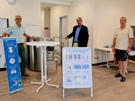 Eröffnung der Hallenbadsaison unter Corona-Bedingungen. Foto: Stadt Brakel