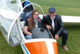 Jenny und HG Segelflugzeug