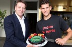 Thiem, Dominic+Weber, Ralf_Begrüßung (GERRY WEBER OPEN)