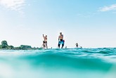 Stand-up-Paddeln ist eine der sportlichen Aktivitäten auf dem Seaborn. Foto: Supremesurf