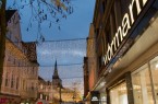 Das Winterlicht setzt ab dem 30. Oktober wieder die Mittlere Berliner Straße in Szene (Foto: Gütersloh Marketing GmbH)