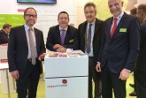 Vertreten den Kreis Lippe auf der Expo Real: Jörg Düning-Gast, Landrat Dr. Axel Lehmann, Uwe Gotzeina und Rüdiger Krentz, Wirtschaftsförderung Horn-Bad Meinberg (von links).