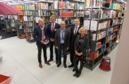 Den neuen Vorstand des Fördervereins Mindener Innovations- und Technologieinitiative bilden (von links): Prof. Dr. Michael Mohe (FH Bielefeld - Campus Minden, stellv. Vorsitzender), Bürgermeister Michael Jäcke (Stadt Minden, stellv. Vorsitzender), der ehemalige Bürgermeister Michael Buhre (MEW-Aufsichtsratsmitglied, Vorsitzender), Ingo Linnenbrügger (Sparkasse Minden-Lübbecke, Kassenwart) und Sigrun Lohmeier (Wirtschaftsförderung Stadt Minden, Geschäftsführerin).