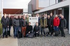 Werksbesichtigung: Studierende der Hochschule Hamm-Lippstadt und Prof. Dr.-Ing. Jürgen Krome (1. von rechts) besuchten die Firma LÜBBERING in Herzebrock.
