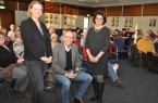 Die Oberärztinnen Neshat Hosseini (r.) und Dr. Stefanie Kleine (l.) referierten bei "Medizin in der Mitte: Bürger fragen - Bad Driburger Ärzte antworten". Dr. Marcus Rübsam moderierte die Veranstaltung.