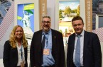 V.l.n.r. Kristina Quest (Staatsbad Bad Oeynhausen), Achim Wilmsmeier (Bürgermeister der Stadt Bad Oeynhausen), Peter Adler (Geschäftsführer Staatsbad Bad Oeynhausen)