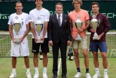 (Melo, Marcelo+Kubot, Lukasz): In der Neuauflage des letztjährigen Doppel-Endspiels verteidigten Lukasz Kubot (links)/Marcelo Melo (Polen/Brasilien) ihren Titel gegen Alexander Zverev/Mischa Zverev. © GERRY WEBER OPEN/HalleWestfalen
