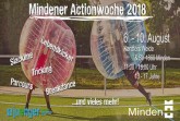 Ein Foto vom Flyer Actionwoche in den Sommerferien (© Stadt Minden).
