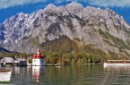Königssee Kirche und Boot