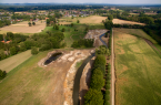 Luftbilder der Dalke im Bereich Ruhenstrothswiese.