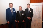 Drei neue Vorstände der Vitako (v.l.): Lars Hoppmann (krz), Bertram Huke (ekom21) und Sören Kuhn (GKD Recklinghausen). (Foto: Vitako)