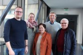 : Ansprechpartner für die nicht mehr ganz jungen Mitbürgerinnen und Mitbürger (v.l.): Oliver Grahl (Seniorenbeauftragter), Heidi Ostmeier (Fachbereich Familie und Soziales), Renate Reckersdrees (stellv. Vorsitzende Seniorenbeirat), Erhard Galetzka (stellv. Vorsitzender Seniorenbeirat), Jürgen Jentsch (Vorsitzender Seniorenbeirat).