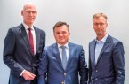 Rainer Müller wechselt im Januar zu den Stadtwerken Biele- feld. Auf ihn folgt Stefan Pöschel abgelöst, der dann gemein- sam mit dem technischen Geschäftsführer Thomas Pörtner die Geschäfte der Interargem leitet. (v.l.n.r.)