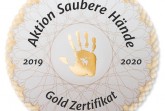Aktion „Saubere Hände“: Goldzertifikat